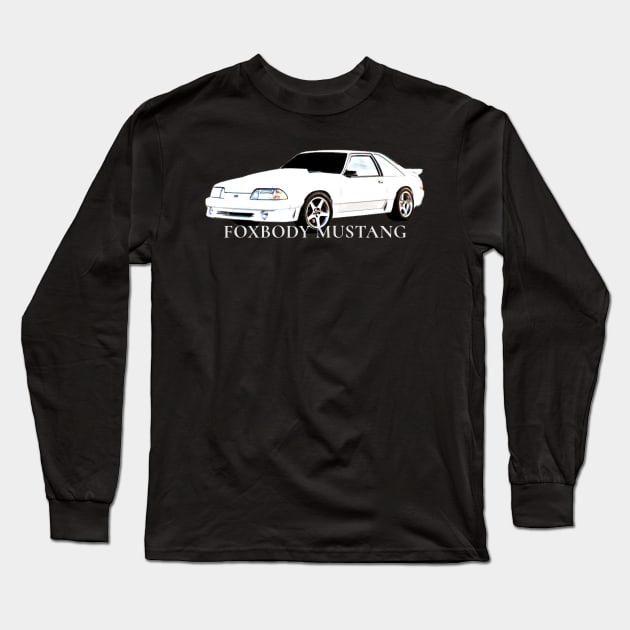 FOXBODY MUSTANG Long Sleeve T-Shirt by Cult Classics